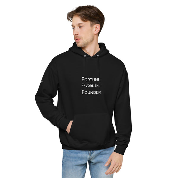 Fortune Favors the Founder Unisex Fleece Hoodie