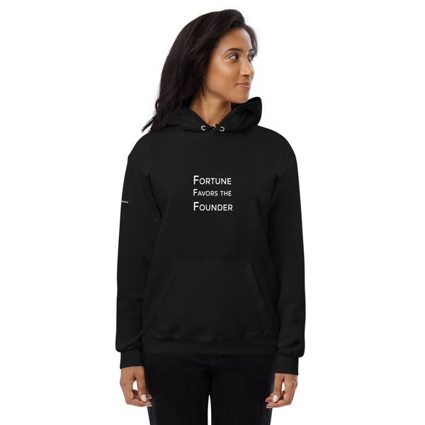 Fortune Favors the Founder Unisex Fleece Hoodie